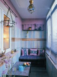 Como equipar uma pequena varanda em um apartamento: elegante, bonito, prático? 190+ (Fotos) Interiores com acabamento