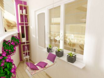 Como equipar uma pequena varanda em um apartamento: elegante, bonito, prático? 190+ (Fotos) Interiores com acabamento