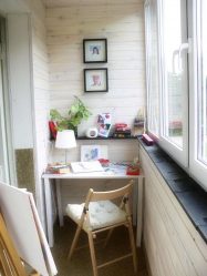 Como equipar uma pequena varanda em um apartamento: elegante, bonito, prático? 190+ (Fotos) Interiores com acabamento