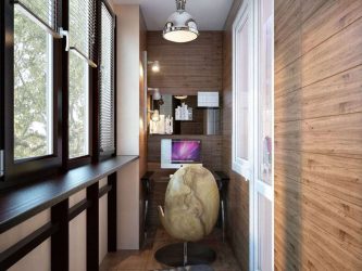 Como equipar uma pequena varanda em um apartamento: elegante, bonito, prático? 190+ (Fotos) Interiores com acabamento