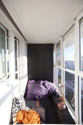 Como equipar uma pequena varanda em um apartamento: elegante, bonito, prático? 190+ (Fotos) Interiores com acabamento