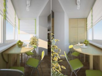 Como equipar uma pequena varanda em um apartamento: elegante, bonito, prático? 190+ (Fotos) Interiores com acabamento