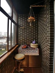 Como equipar uma pequena varanda em um apartamento: elegante, bonito, prático? 190+ (Fotos) Interiores com acabamento