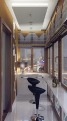 Como equipar uma pequena varanda em um apartamento: elegante, bonito, prático? 190+ (Fotos) Interiores com acabamento