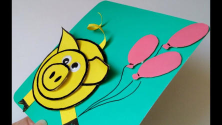 Artesanato original para o ano de 2019 do Porco Amarelo (65+ fotos). 6 oficinas incríveis de bricolagem com várias técnicas (de feltro, macarrão, massa de sal) + Avaliações