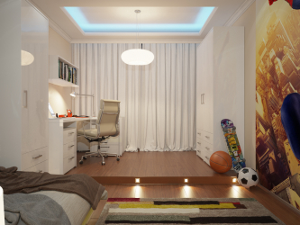 Projeto adequado da sala para o aluno: 210+ (Foto) interiores para meninos e meninas. Nós organizamos segurança e conforto para o seu filho.