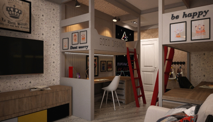 Projeto adequado da sala para o aluno: 210+ (Foto) interiores para meninos e meninas. Nós organizamos segurança e conforto para o seu filho.