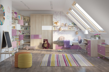 Projeto adequado da sala para o aluno: 210+ (Foto) interiores para meninos e meninas. Nós organizamos segurança e conforto para o seu filho.