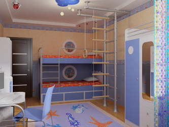 Projeto adequado da sala para o aluno: 210+ (Foto) interiores para meninos e meninas. Nós organizamos segurança e conforto para o seu filho.