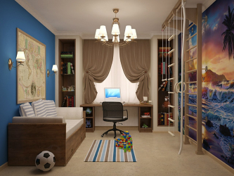 Projeto adequado da sala para o aluno: 210+ (Foto) interiores para meninos e meninas. Nós organizamos segurança e conforto para o seu filho.