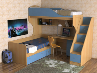 Projeto adequado da sala para o aluno: 210+ (Foto) interiores para meninos e meninas. Nós organizamos segurança e conforto para o seu filho.