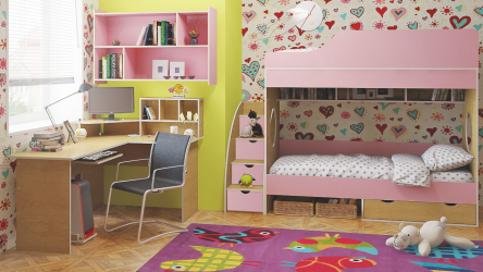 Projeto adequado da sala para o aluno: 210+ (Foto) interiores para meninos e meninas. Nós organizamos segurança e conforto para o seu filho.