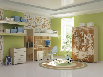 Projeto adequado da sala para o aluno: 210+ (Foto) interiores para meninos e meninas. Nós organizamos segurança e conforto para o seu filho.