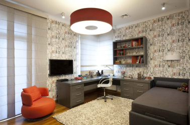 Projeto adequado da sala para o aluno: 210+ (Foto) interiores para meninos e meninas. Nós organizamos segurança e conforto para o seu filho.