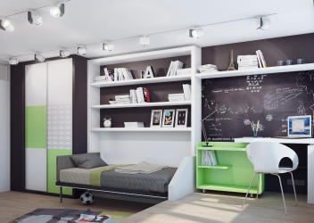 Projeto adequado da sala para o aluno: 210+ (Foto) interiores para meninos e meninas. Nós organizamos segurança e conforto para o seu filho.