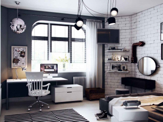 Projeto adequado da sala para o aluno: 210+ (Foto) interiores para meninos e meninas. Nós organizamos segurança e conforto para o seu filho.
