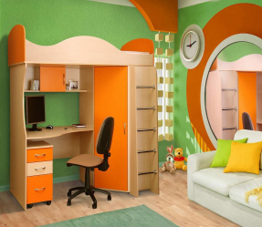 Projeto adequado da sala para o aluno: 210+ (Foto) interiores para meninos e meninas. Nós organizamos segurança e conforto para o seu filho.