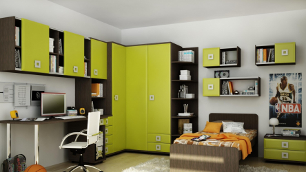 Projeto adequado da sala para o aluno: 210+ (Foto) interiores para meninos e meninas. Nós organizamos segurança e conforto para o seu filho.