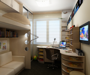 Projeto adequado da sala para o aluno: 210+ (Foto) interiores para meninos e meninas. Nós organizamos segurança e conforto para o seu filho.