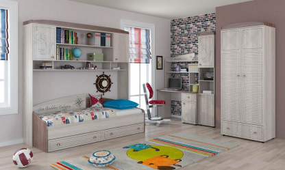 Projeto adequado da sala para o aluno: 210+ (Foto) interiores para meninos e meninas. Nós organizamos segurança e conforto para o seu filho.