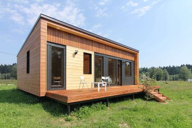 Casas modulares para residência permanente: o que considerar e em que estilo organizar? (Mais de 200 projetos fotográficos)