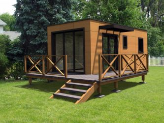 Casas modulares para residência permanente: o que considerar e em que estilo organizar? (Mais de 200 projetos fotográficos)