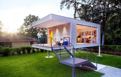 Casas modulares para residência permanente: o que considerar e em que estilo organizar? (Mais de 200 projetos fotográficos)