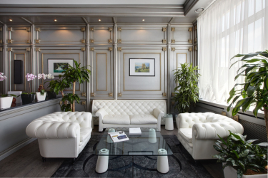 Neoclassicismo no interior: A atmosfera real no quadro da mais recente tecnologia (340 + foto)