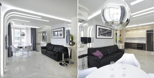 Neoclassicismo no interior: A atmosfera real no quadro da mais recente tecnologia (340 + foto)