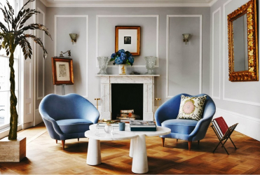 Neoclassicismo no interior: A atmosfera real no quadro da mais recente tecnologia (340 + foto)