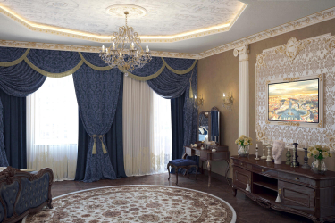 Neoclassicismo no interior: A atmosfera real no quadro da mais recente tecnologia (340 + foto)