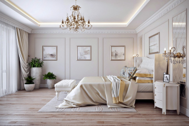 Neoclassicismo no interior: A atmosfera real no quadro da mais recente tecnologia (340 + foto)