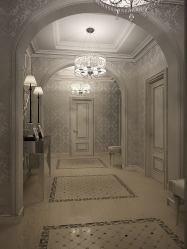 Neoclassicismo no interior: A atmosfera real no quadro da mais recente tecnologia (340 + foto)