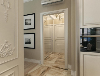 Neoclassicismo no interior: A atmosfera real no quadro da mais recente tecnologia (340 + foto)