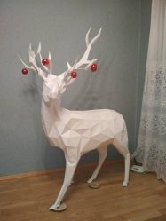 Decorações com brinquedos de papel para o novo 2018 ano do cão. Faça o feriado realmente brilhante!