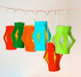 Decorações com brinquedos de papel para o novo 2018 ano do cão. Faça o feriado realmente brilhante!