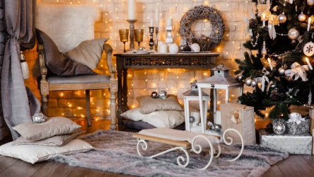 110+ (Fotos) Maneiras simples de organizar uma festa de Ano Novo no seu estilo favorito (russo, escandinavo, oriental). Idéias de design moderno