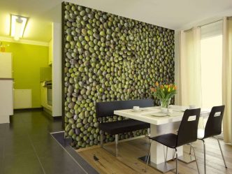 Papel de parede moderno para a cozinha (240 + Foto): Catálogo de idéias