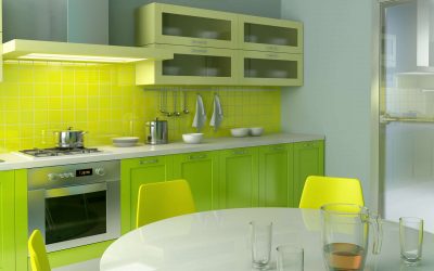 Papel de parede moderno para a cozinha (240 + Foto): Catálogo de idéias