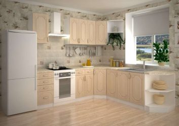 Papel de parede moderno para a cozinha (240 + Foto): Catálogo de idéias