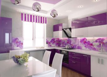 Papel de parede moderno para a cozinha (240 + Foto): Catálogo de idéias