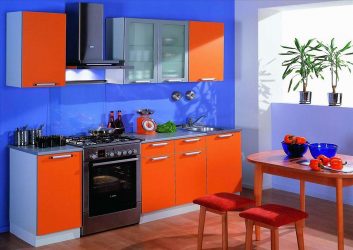 Papel de parede moderno para a cozinha (240 + Foto): Catálogo de idéias