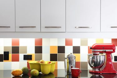 Papel de parede moderno para a cozinha (240 + Foto): Catálogo de idéias