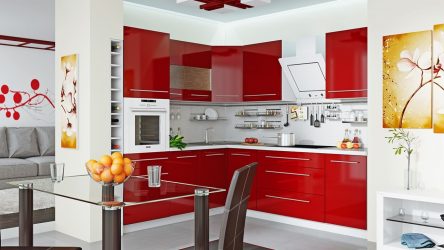 Papel de parede moderno para a cozinha (240 + Foto): Catálogo de idéias