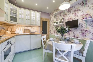 Papel de parede moderno para a cozinha (240 + Foto): Catálogo de idéias