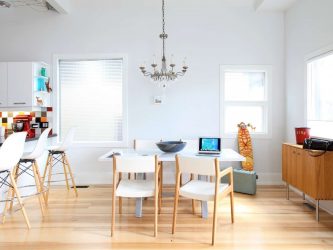 Papel de parede moderno para a cozinha (240 + Foto): Catálogo de idéias