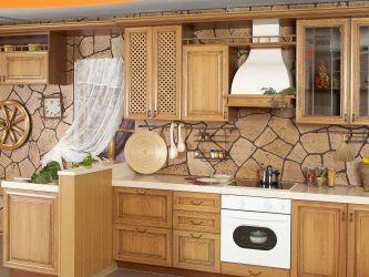 Papel de parede moderno para a cozinha (240 + Foto): Catálogo de idéias