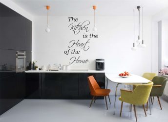 Papel de parede moderno para a cozinha (240 + Foto): Catálogo de idéias
