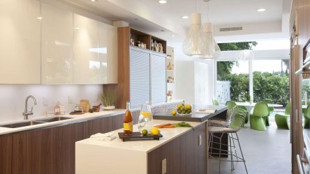 Papel de parede moderno para a cozinha (240 + Foto): Catálogo de idéias