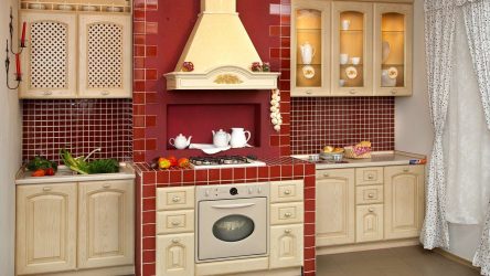 Papel de parede moderno para a cozinha (240 + Foto): Catálogo de idéias